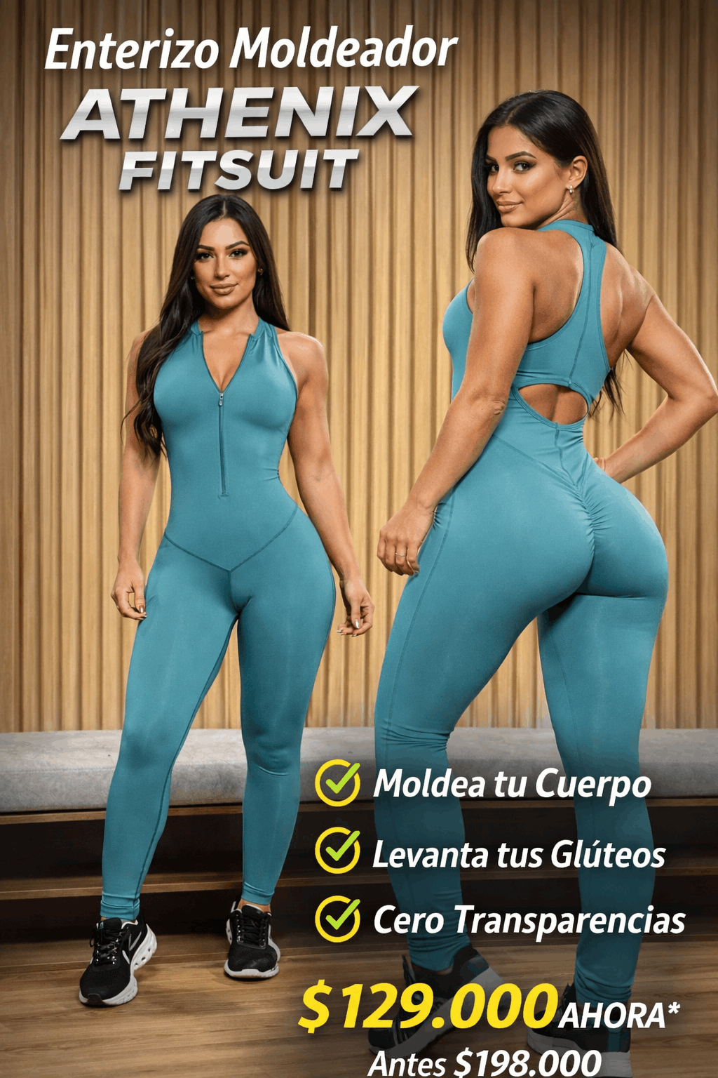 Enterizo Atletic Entrena Moldea Impacta - Aloja Shop