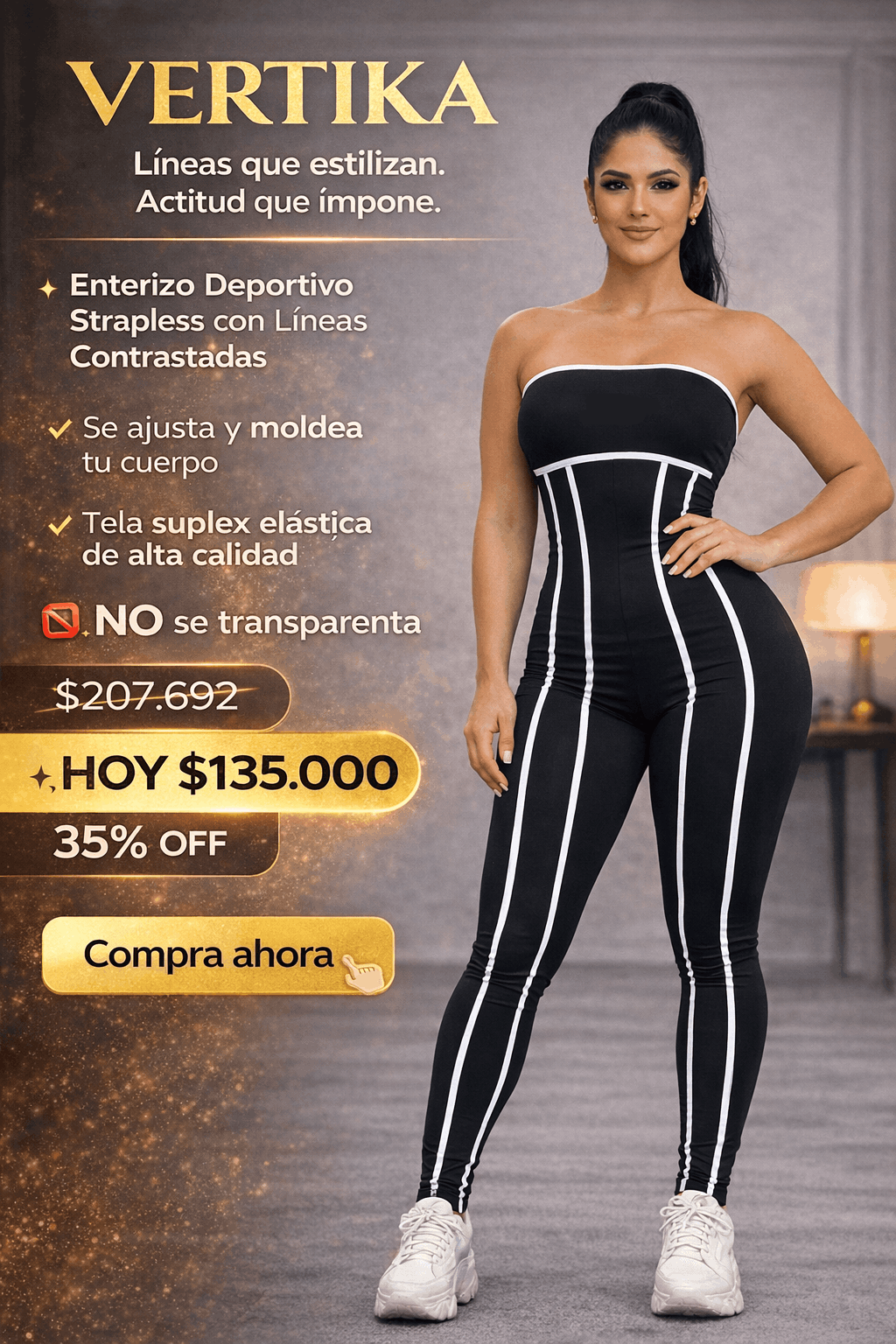 VÉRTIKA ENTERIZO Líneas que estilizan Actitud que impone - Aloja Shop