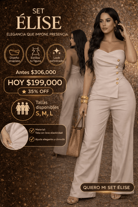 Set Élise Elegancia que impone presencia - Aloja Shop