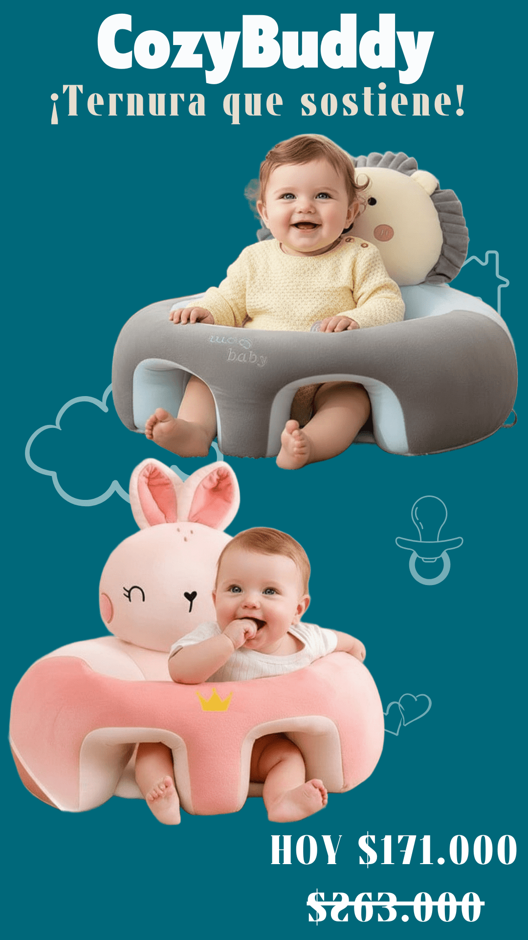 Cozy Buddy Cojín estabilizador - Aloja Shop