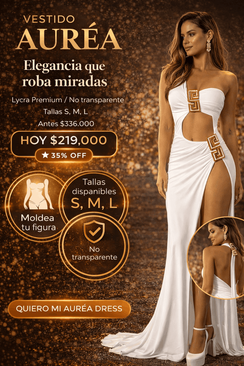 AURÉA DRESS Elegancia que deslumbra - Aloja Shop