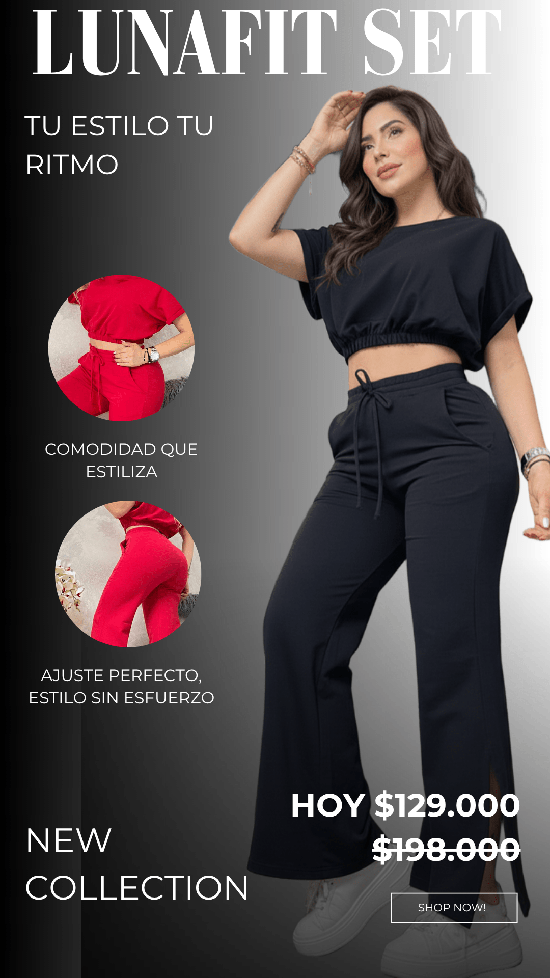 LunaFit Set Comodidad que estiliza - Aloja Shop