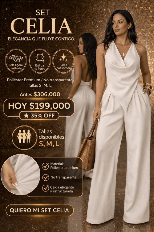 Set Celia - Elegancia que fluye contigo - Aloja Shop