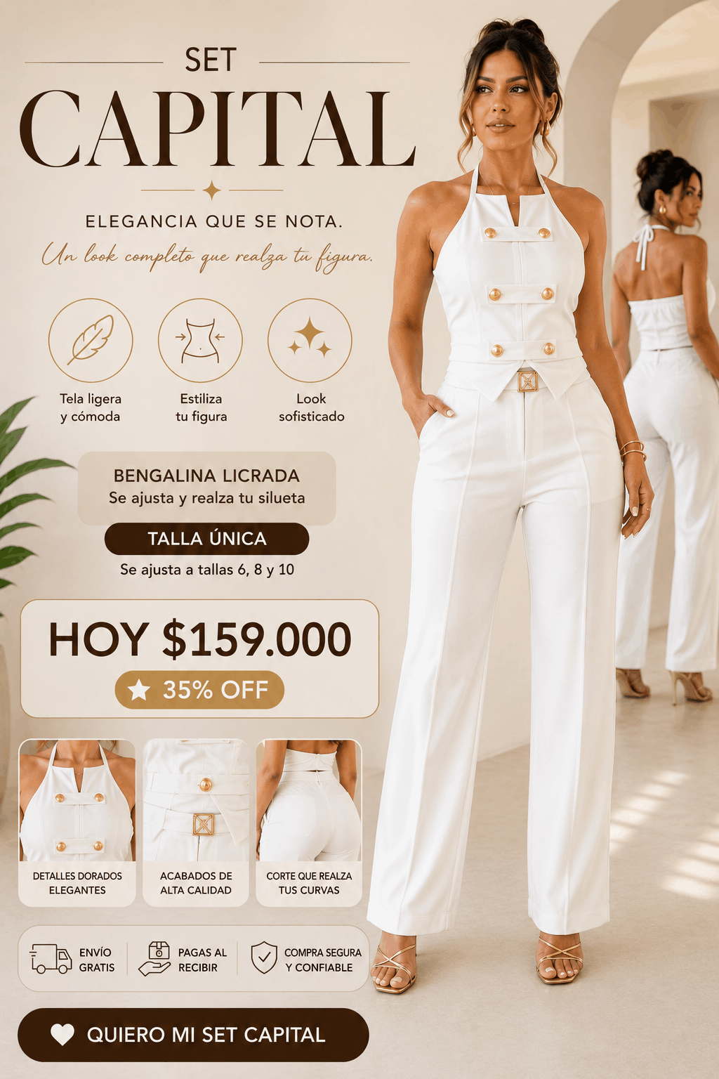 Set Capital - Blusa y pantalón